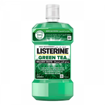 LISTERINE ® TOTAL CARE GREEN TEA MILDER TASTE MOUTHWASH 500 ML